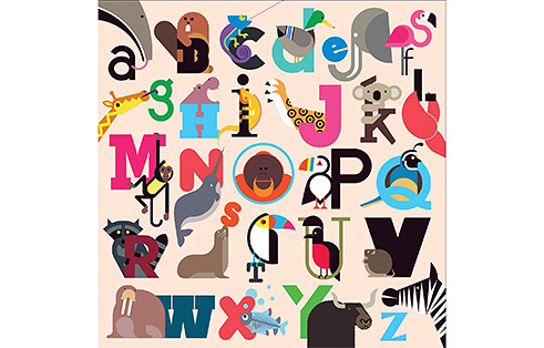 Animals A-Z 500 Piece Puzzle