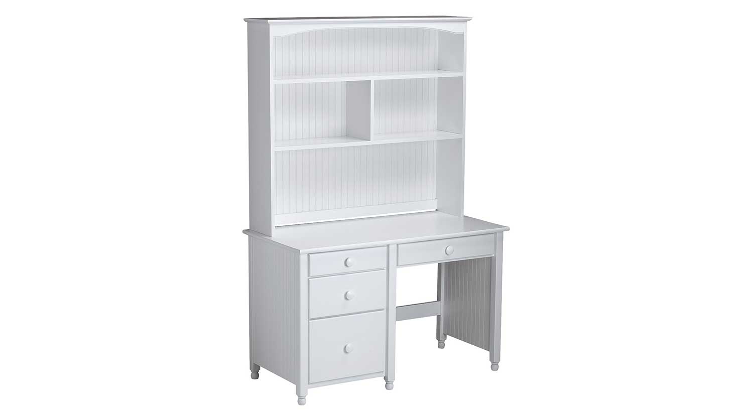 Deluxe White Wood Computer Desk Solid Oak Desks Youth Desk With Hutch White Jenny Lind Spindle U0026