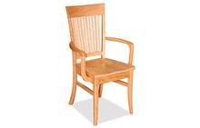 Penny Arm Chair in Natural Cherry with Wood Seat