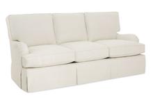 Vivian Loveseat & Sofas with English Arm and Kick Pleat Skirt