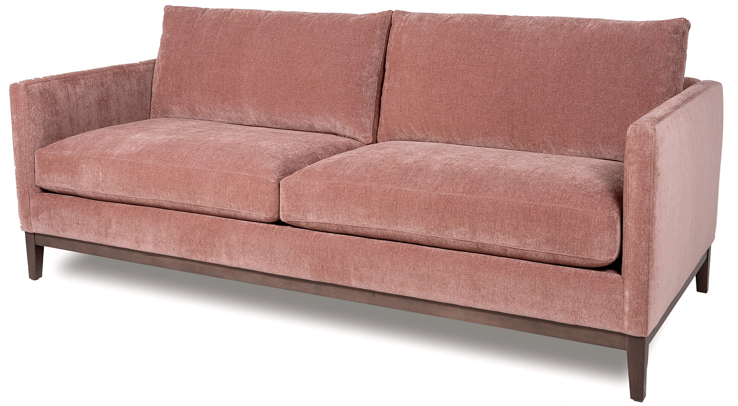Wood on sale base couch
