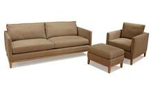 Porter Sofa with Wood Base