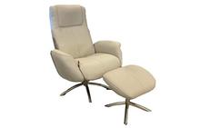 Q05 Chair & Ottoman in Mist