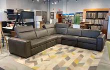 Titan Power Motion Sectional in Parlour Thunder