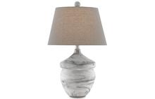 Vitellina Table Lamp in Gray