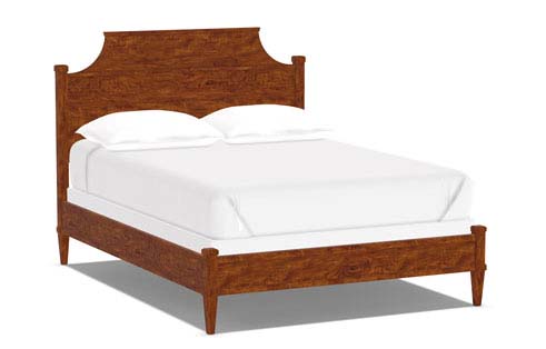 Kelly Queen Bed - Seasoned Cherry (For Mattress & Foundation)