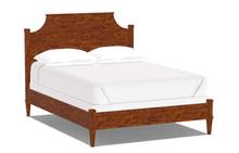 Kelly Queen Bed - Seasoned Cherry (For Mattress & Foundation)