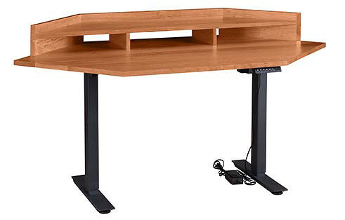 Oxford Corner Lift Desk w/Gallery