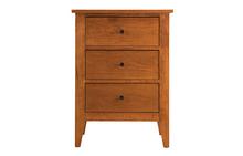 Vineyard Three Drawer Nightstand