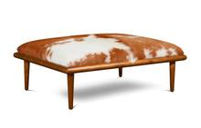 Duo Ottoman in Hair on Hide