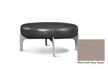 Manning Ottoman in Mammoth Gray Taupe