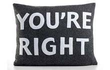 You're Right Pillow
