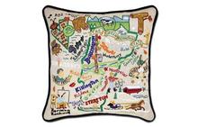 Vermont Hand-Embroidered Pillow