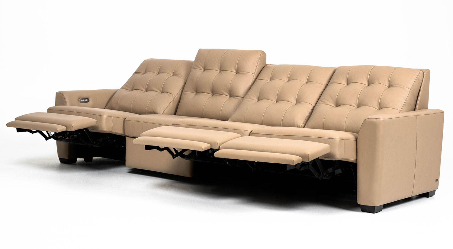 4 seater store couch with recliners