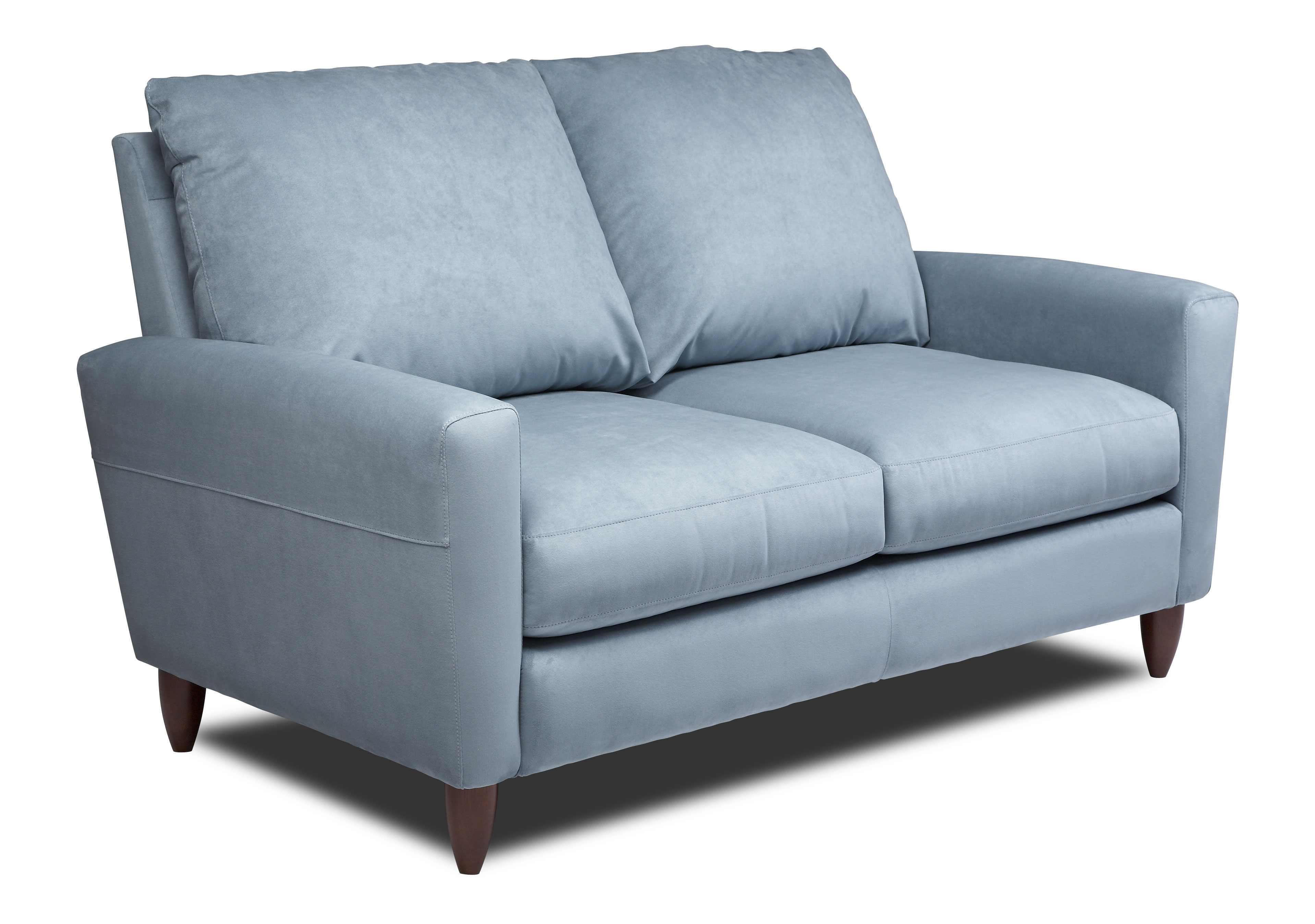 American shop leather loveseat