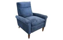 Burke Re-Invented Recliner in Babble Indigo by American Leather