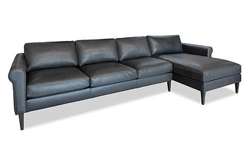 Personalize Collection Sectional with Rolled Arm