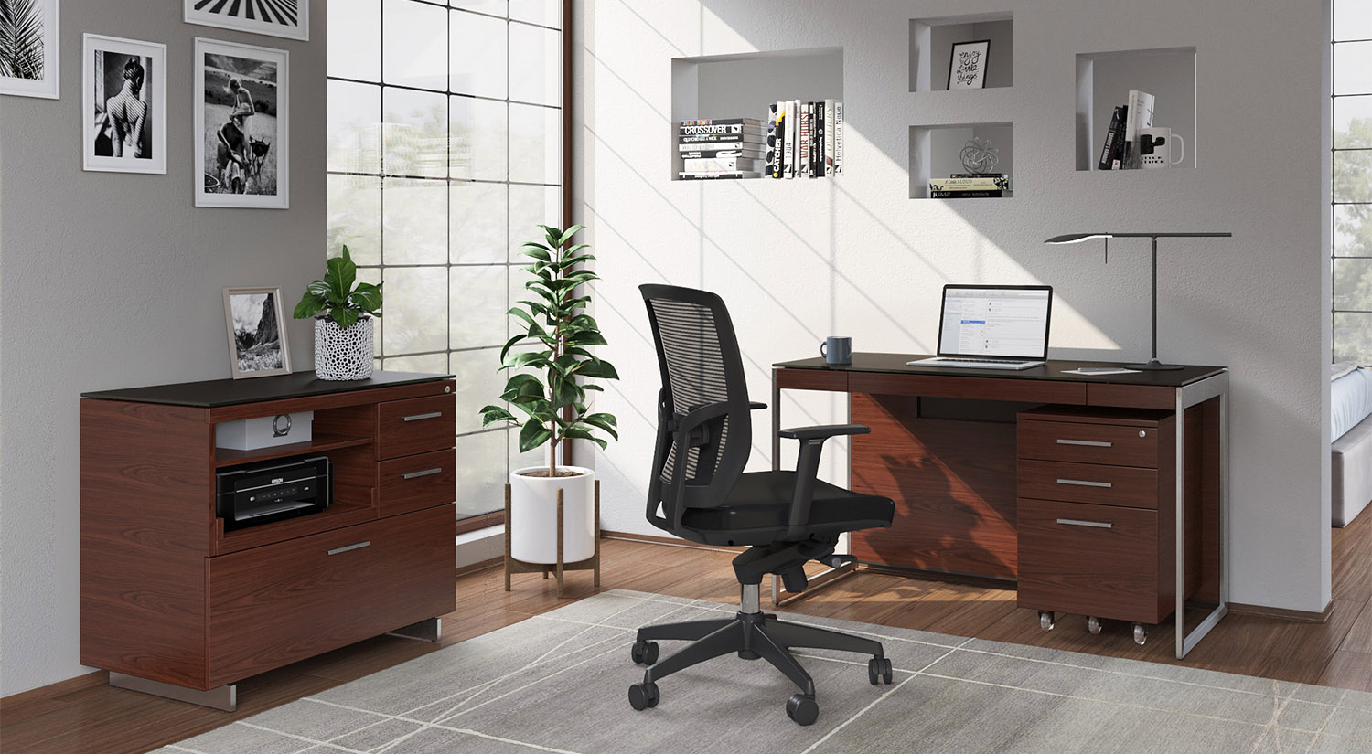 Sequel 20 L Shaped Office Desk by BDI • room service 360°