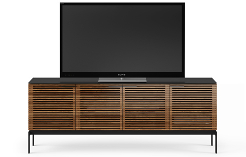 Corridor SV 4 Door Media Console in Natural Walnut