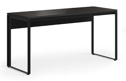 Linea Desk & Return in Charcoal Stained Ash
