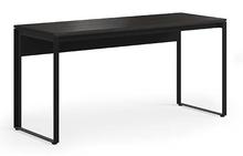 Linea Desk & Return in Charcoal Stained Ash
