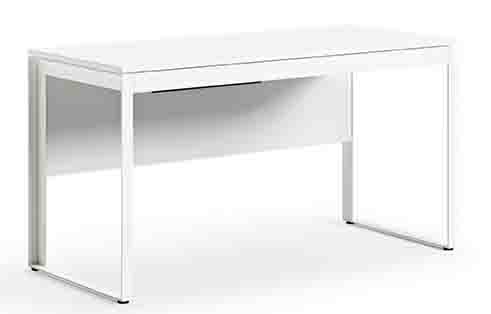 Linea Desk in Satin White