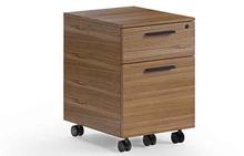 Linea Mobile File in Natural Walnut