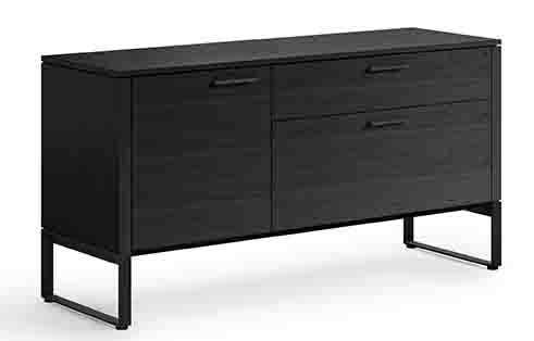 Linea Multifunction Cabinet in Charcoal Stained Ash