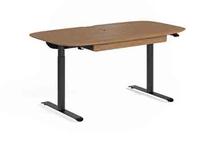 Soma Lift Desk in Natural Walnut