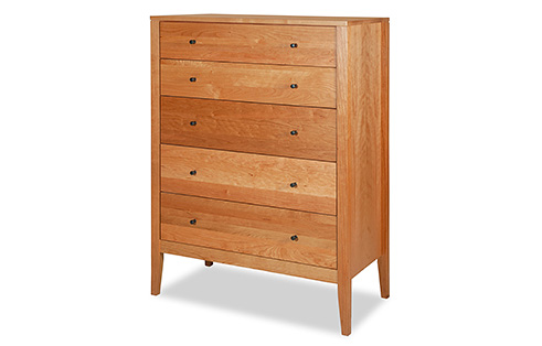 Brandon 5 Drawer Chest in Natural Cherry