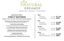 Natural Dreamer Visco Mattress