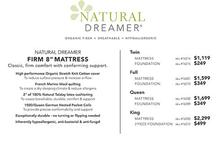 Natural Dreamer Firm Mattress