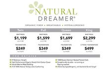 Natural Dreamer Visco Mattress