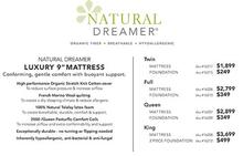 Natural Dreamer Luxury Mattress