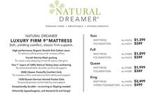 Natural Dreamer Luxury Firm Mattress
