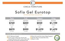 Sofia Gel EuroTop Mattress