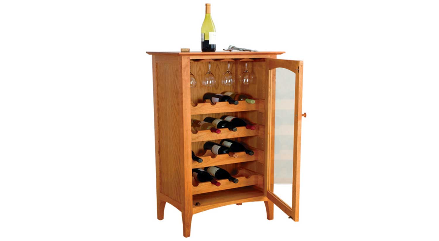 Circle Furniture - Cambridge Wine Cabinet | Hardwood ...