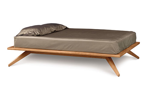 Copeland Platform Bed Astrid Solid Wood, Wood Bed Frame No Headboard