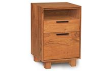 Linear Narrow File Cabinet with Cubby