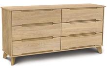 Linn 6 Drawer Dresser Oak