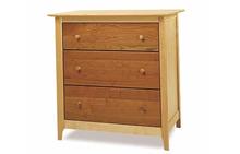 Sarah 3 Drawer Chest in Maple and Cherry