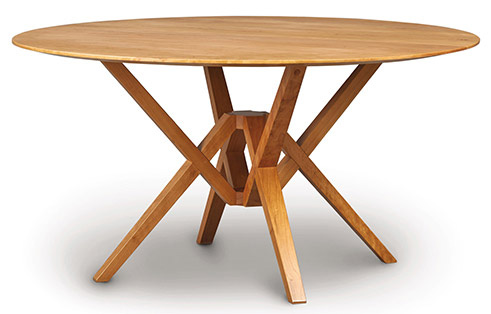 Fixed round table by Skraut Home