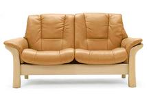 Buckingham Stressless Lowback Loveseat