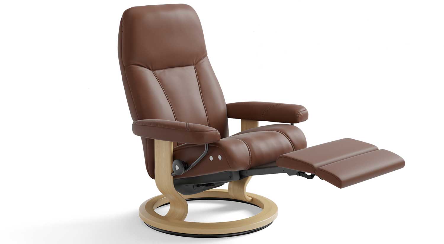 Consul Stressless Recliner with Leg Comfort