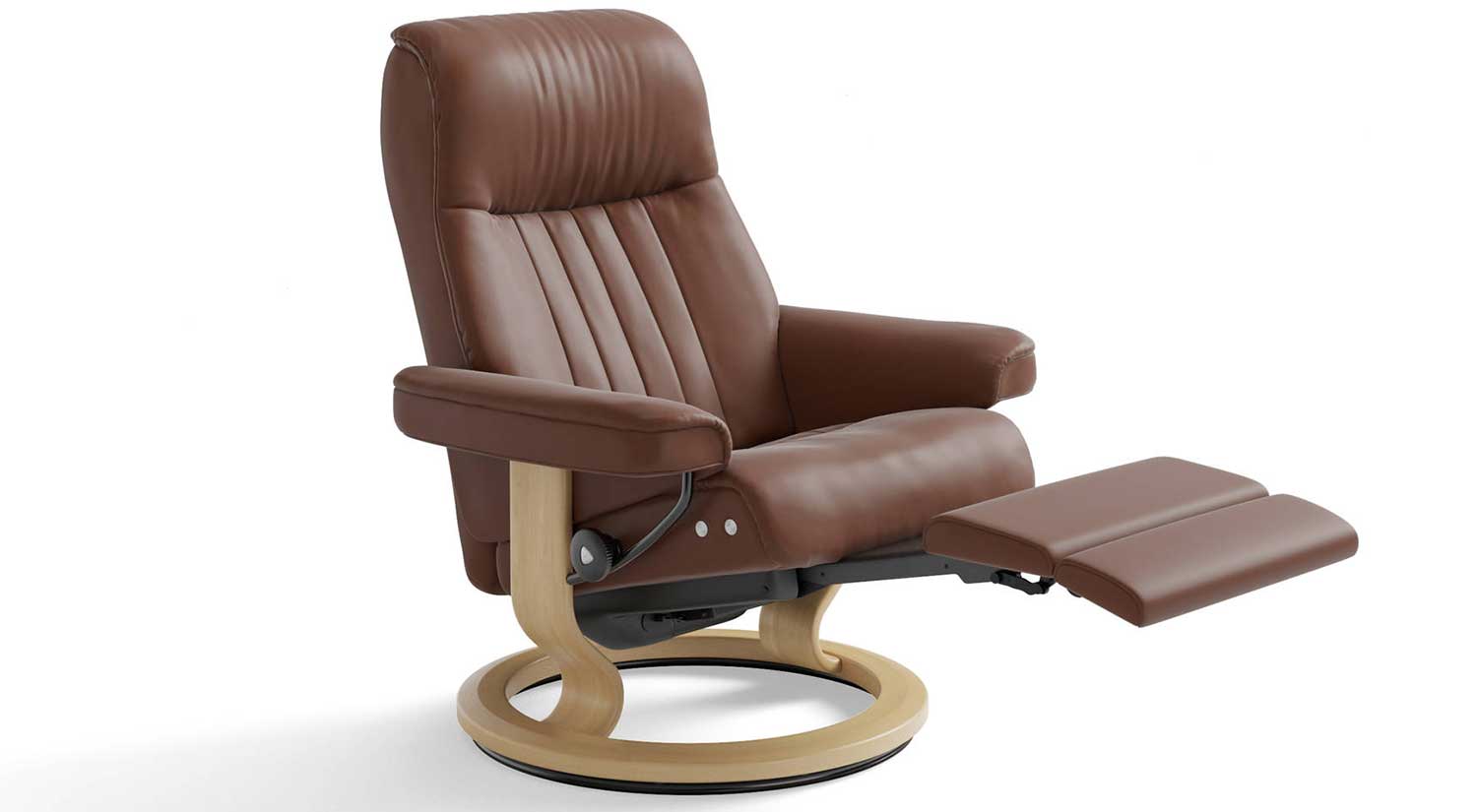 Crown Stressless Recliner with Leg Comfort