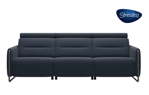 Emily Stressless Power Sofa in Paloma Oxford Blue