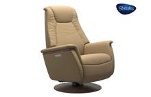 Max Medium Stressless Recliner with Power in Paloma Sand