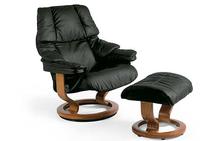 Reno Stressless Chair and Ottoman