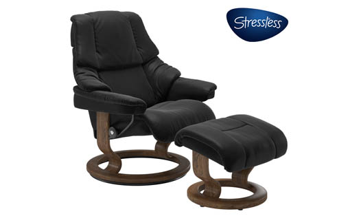 Reno Stressless Chair and Ottoman