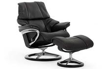 Reno Stressless Chair and Ottoman Signature
